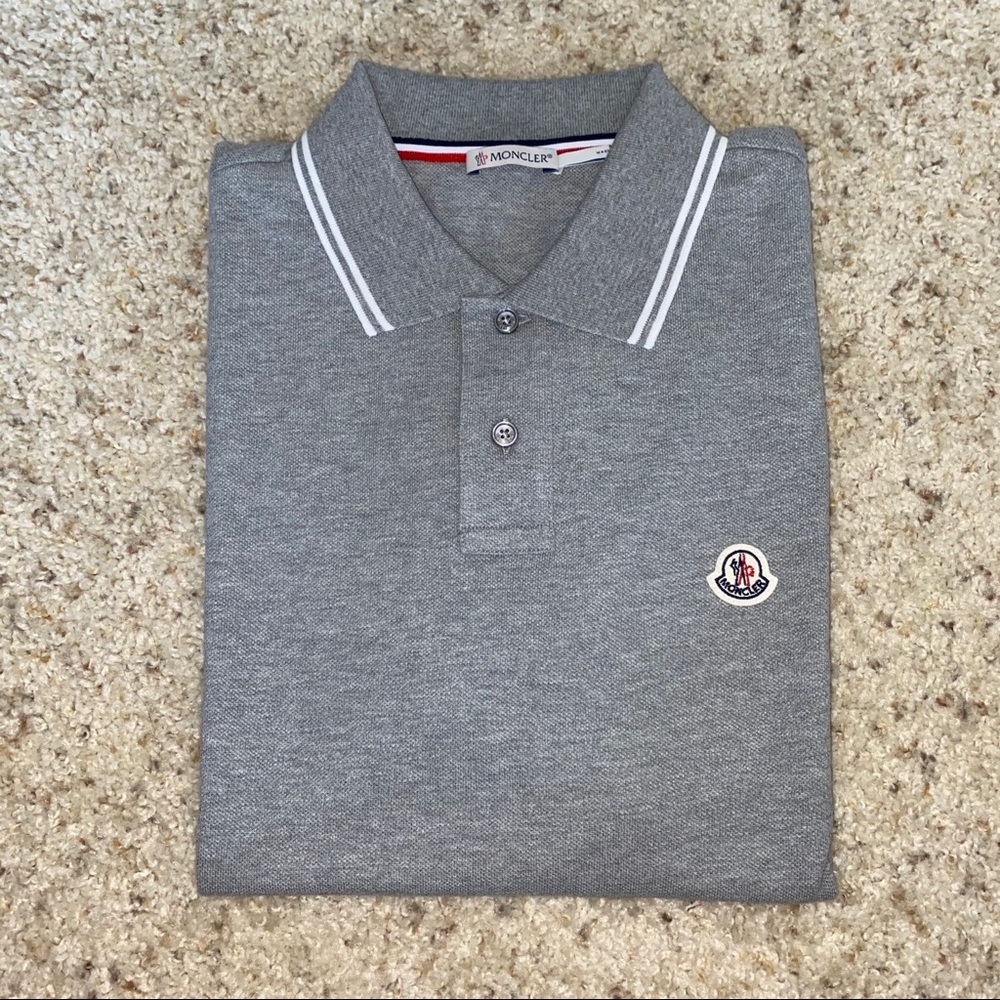 New Moncler Grey Polo